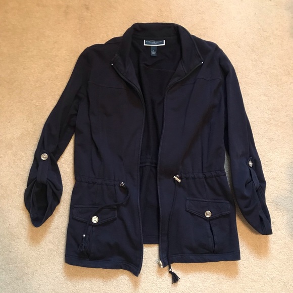 Navy Blue Karen Scott Jacket - Picture 1 of 4